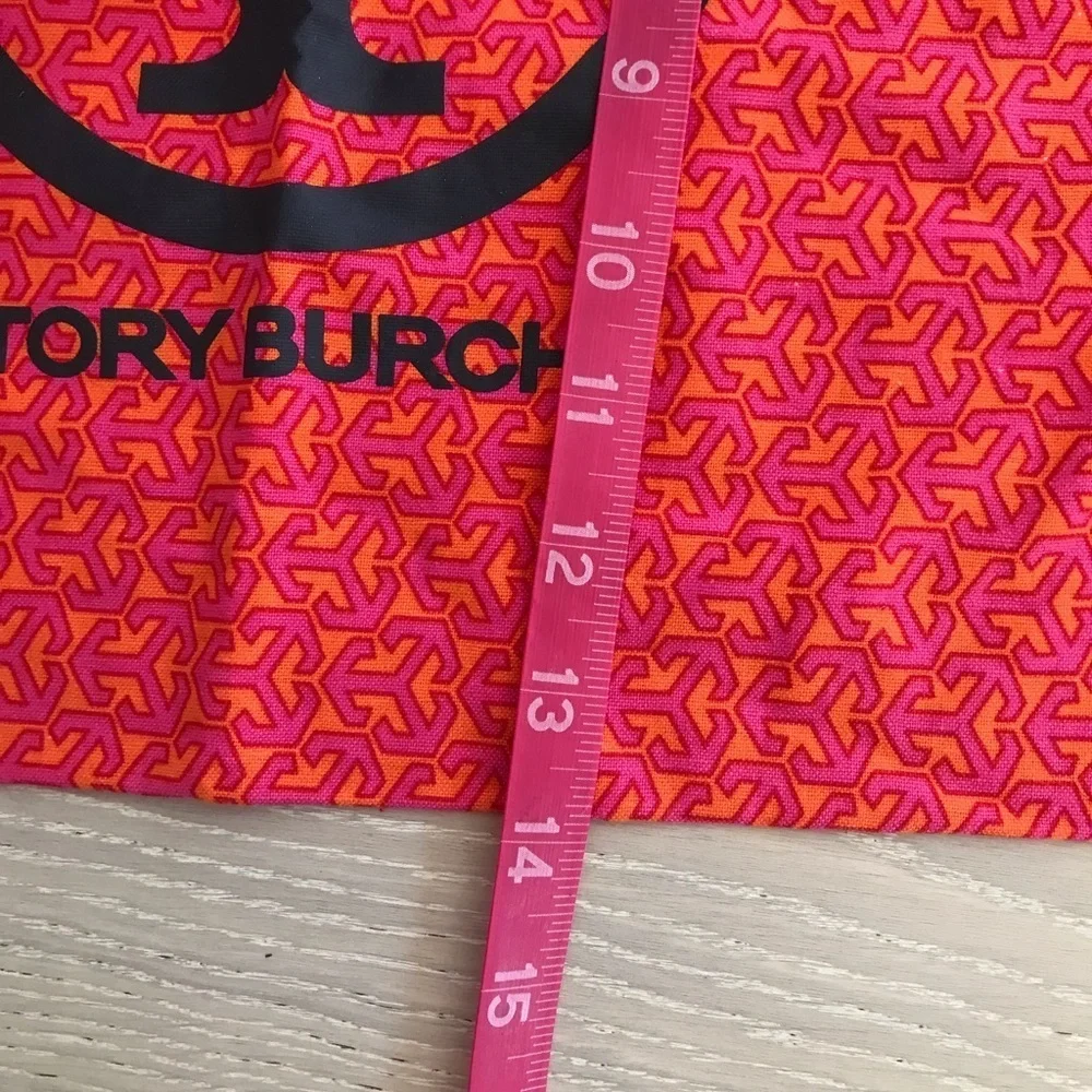 Tory Burch Red and Orange Logo Dust storage Bag